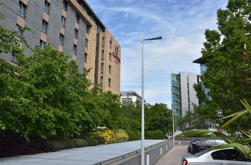 Architectural Streetlights on Roadside