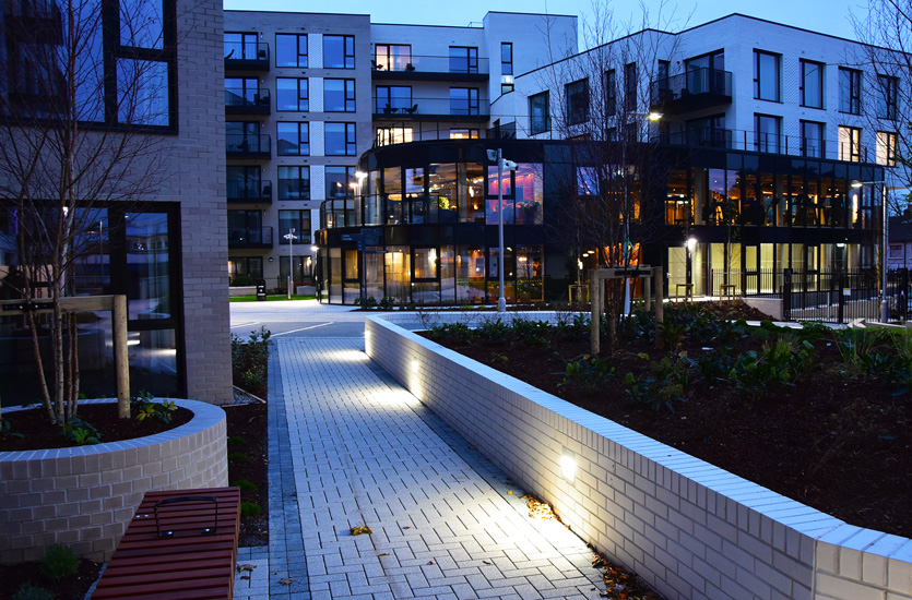 Apartment block lighting Apartment block lighting