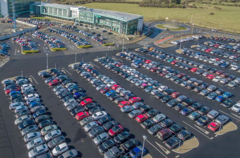 Carpark Lights Carpark Lights Aerial photo