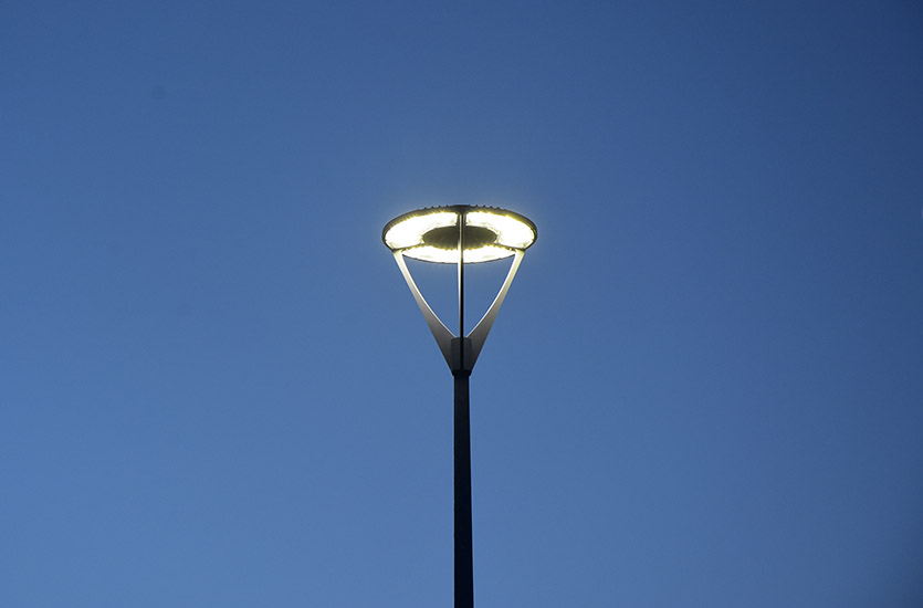 LED Area Light on Pole