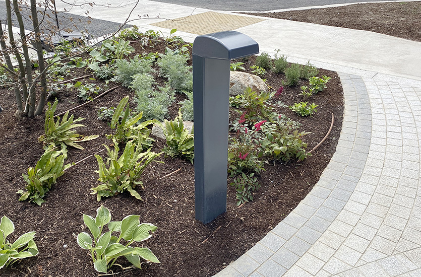 LED Bollard for courtyard