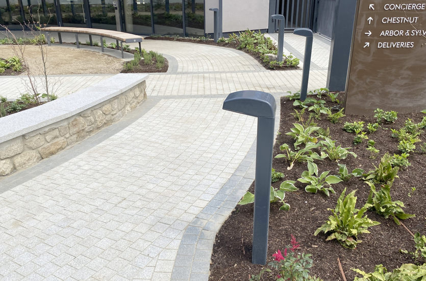 LED Bollard for courtyard