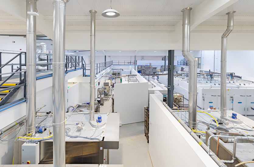 Led Highbays in London Factory