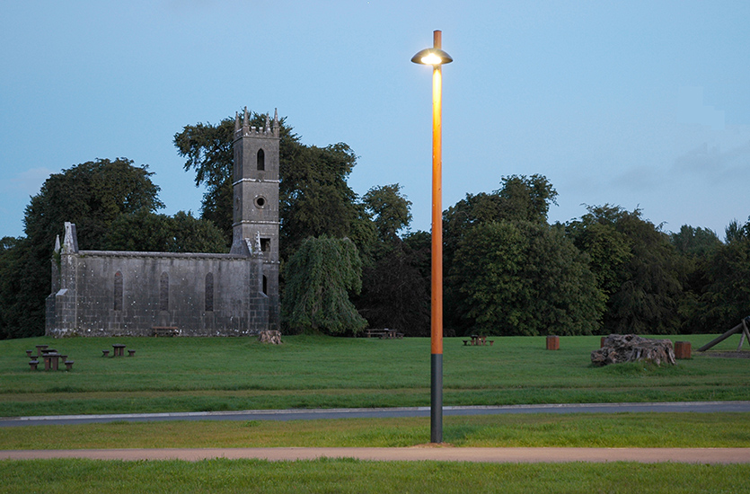Wooden Pole in Park