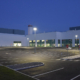 External Industrial Lights nighttime