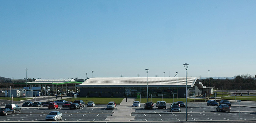 Motorway Services Car park