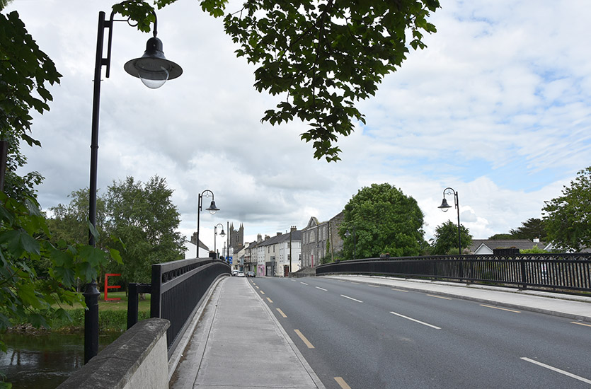 Decorative Lights on Bridge