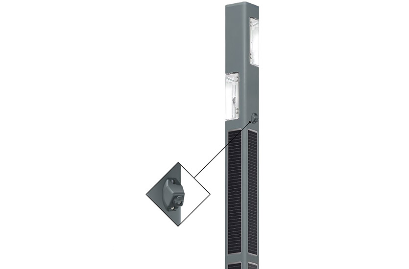 Solar Pole with Sensor