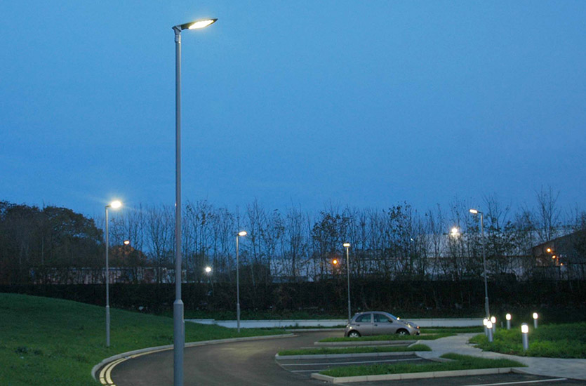 Streetlight on Tubular Pole