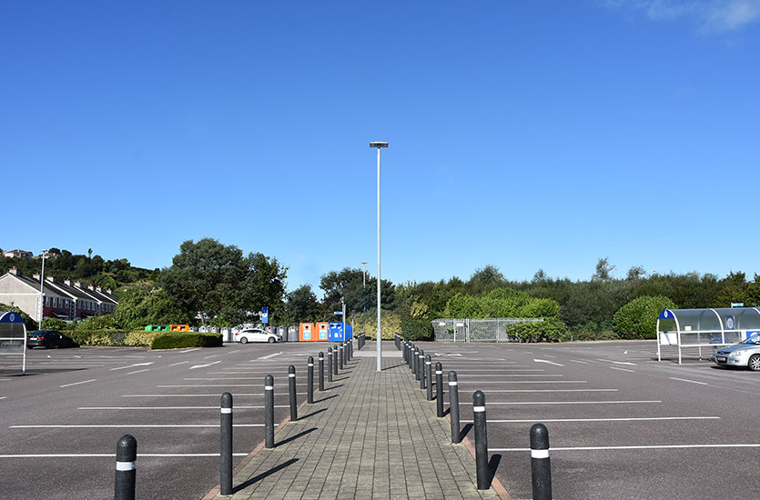 LED Area Light in Car Park