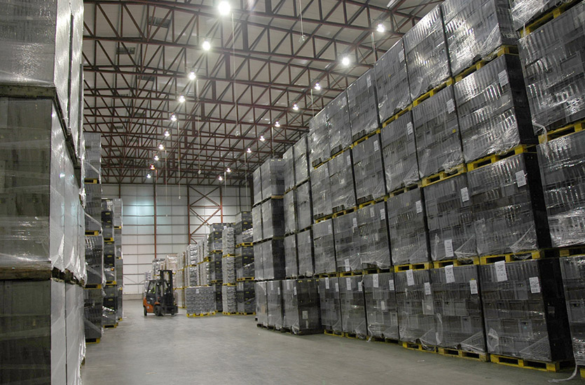 HighBays in a Large Warehouse